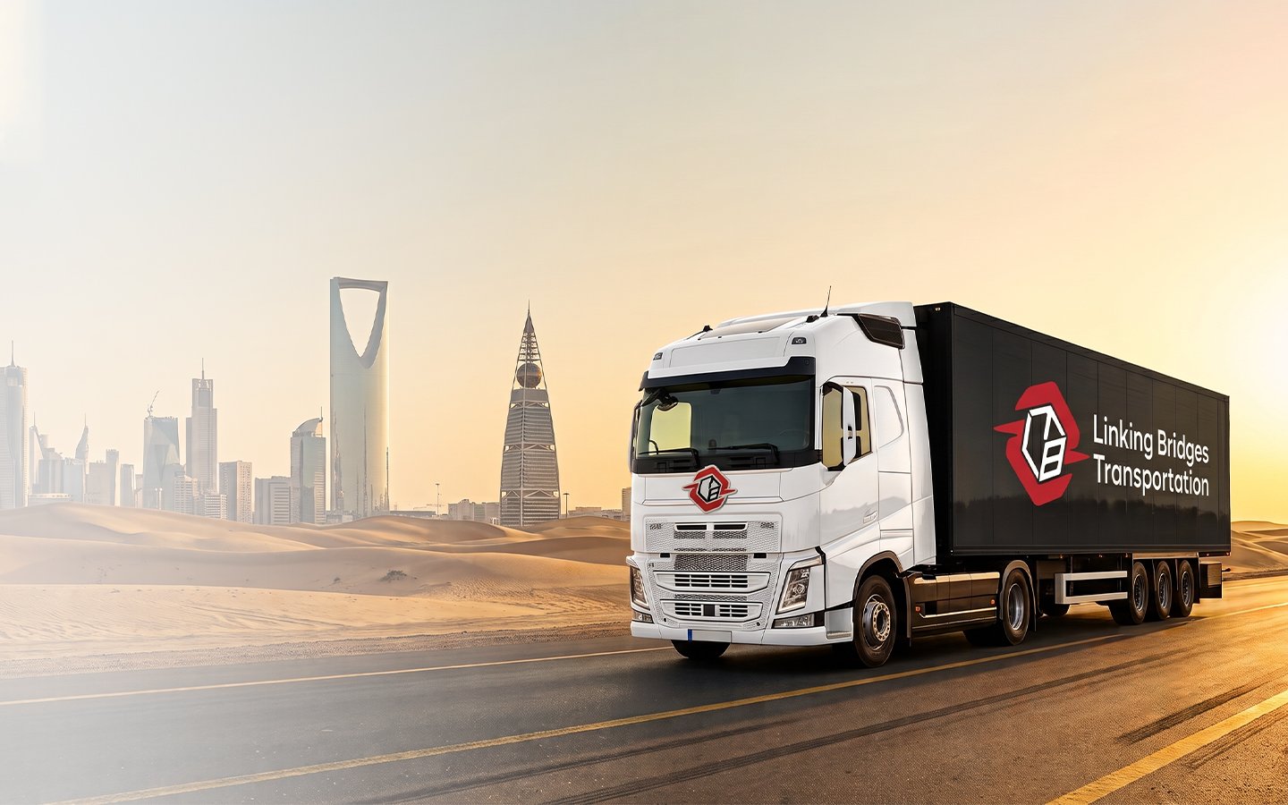Linking Bridges Transportation fleet on Saudi highway